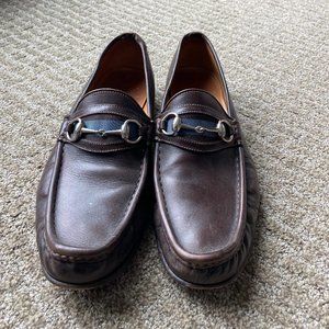 Brown Gucci Loafers